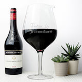 Personalised Jumbo Wine Glass